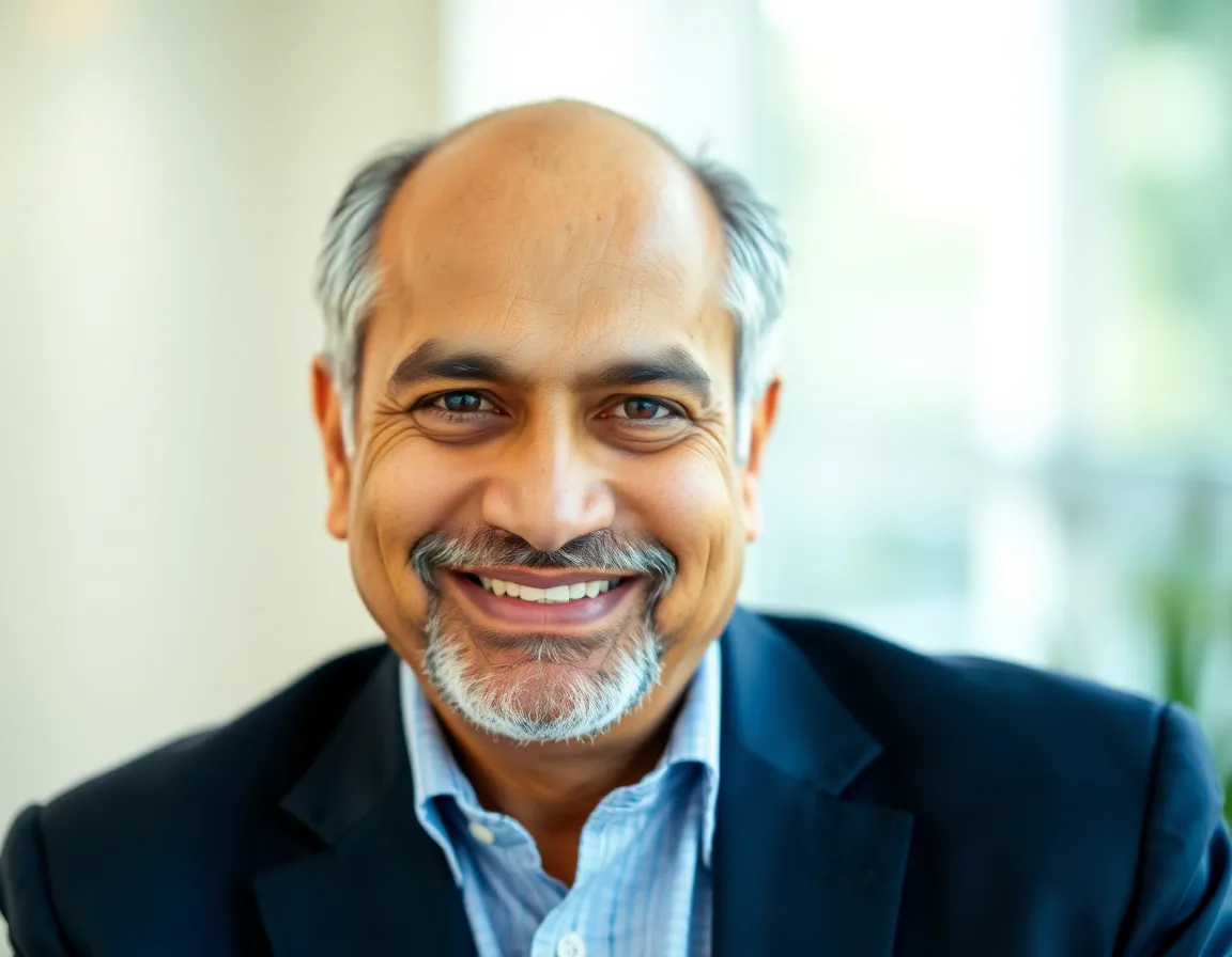 Professional headshot of Dr. Vikram Malhotra, an Indian man in his 50s with a confident smile.